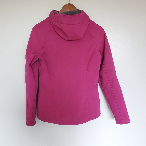 Kirkland Signature Womens Pink Softshell Hooded Jacket Coat - Small - Picture 7 of 16
